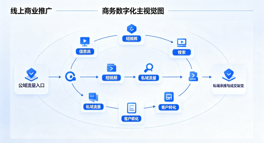 西峰市线上商业推广怎么做？全域流量闭环搭建与低成本转化实战指南